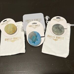 Set of 3 pop sockets for cell phone or tablet